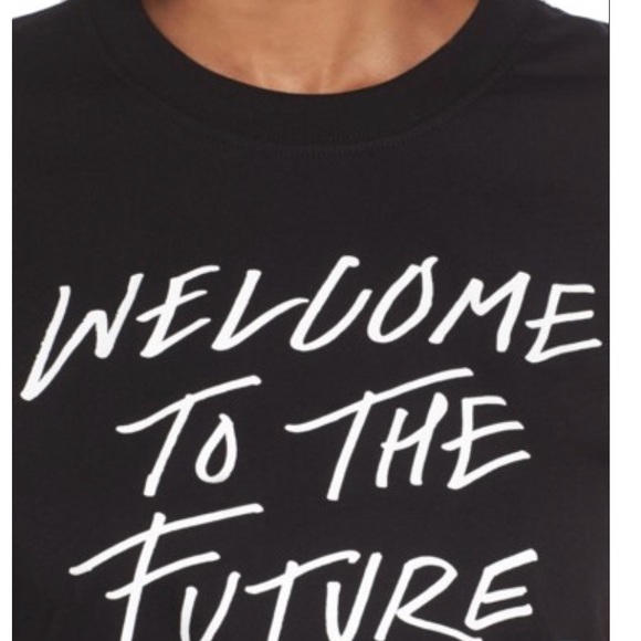 💕 Welcome to the Future | Black T Shirt - Picture 4 of 4